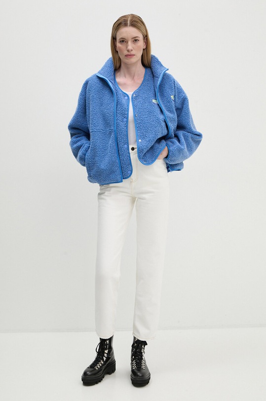 American Vintage bluza polarowa HOK16CH24 niebieski AW24