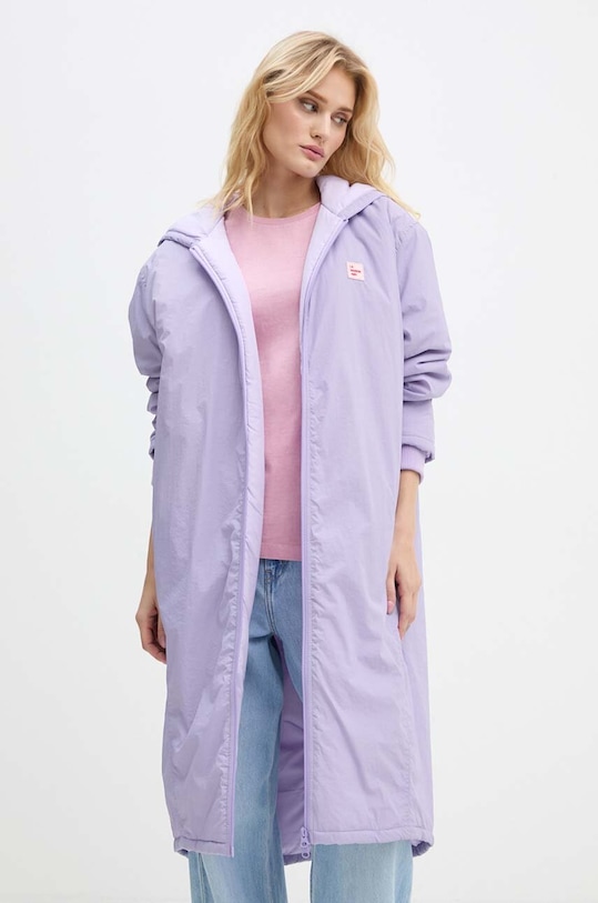 American Vintage kurtka fioletowy ZOT17CH24