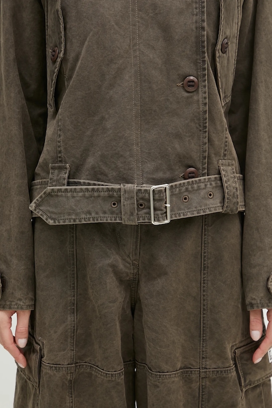 Куртка Kenzo Dyed Canvas Comber коричневий FE62OU2129GK.92