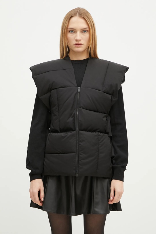 Kenzo bezrękawnik Sleeveless Puffer Jacket bez kaptura czarny FE62OU1269CE.99