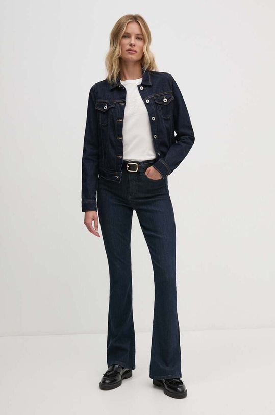 Pepe Jeans kurtka SLIM JACKET PL402430AB2 granatowy AW24