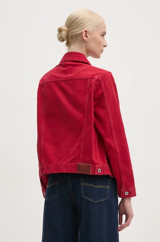 Oblečení Džínová bunda Pepe Jeans REGULAR JACKET PL402432YH3 červená