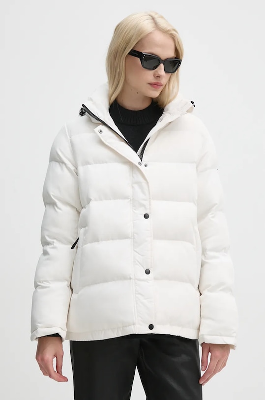 Bunda Pepe Jeans BIBI SHORT zateplené biela PL402438
