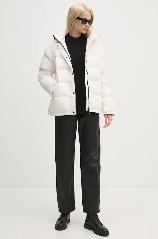 Bunda Pepe Jeans BIBI SHORT PL402438 biela AW24