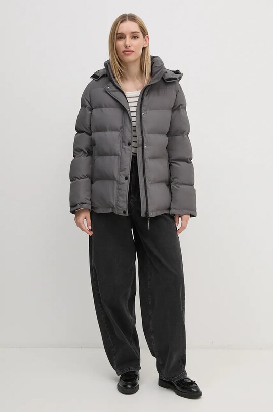 Bunda Pepe Jeans BIBI SHORT PL402438 šedá AW24