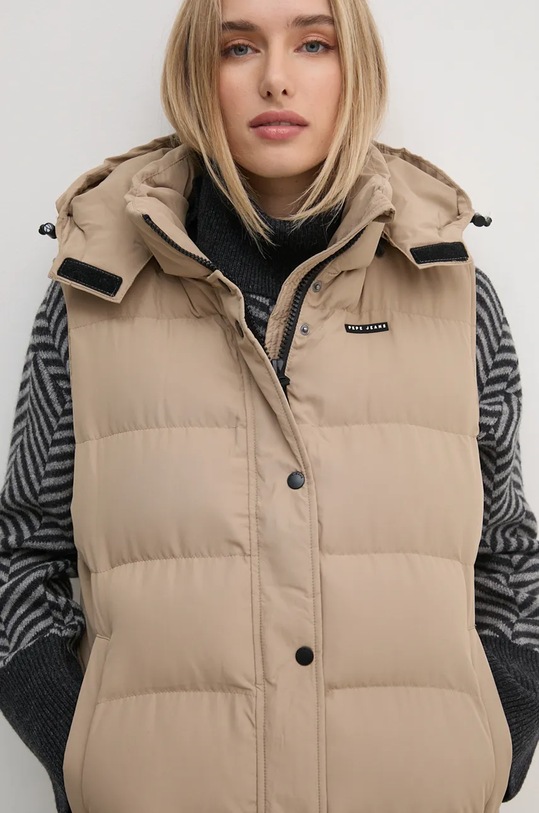 Pepe Jeans bezrękawnik BIBI VEST beżowy PL402439