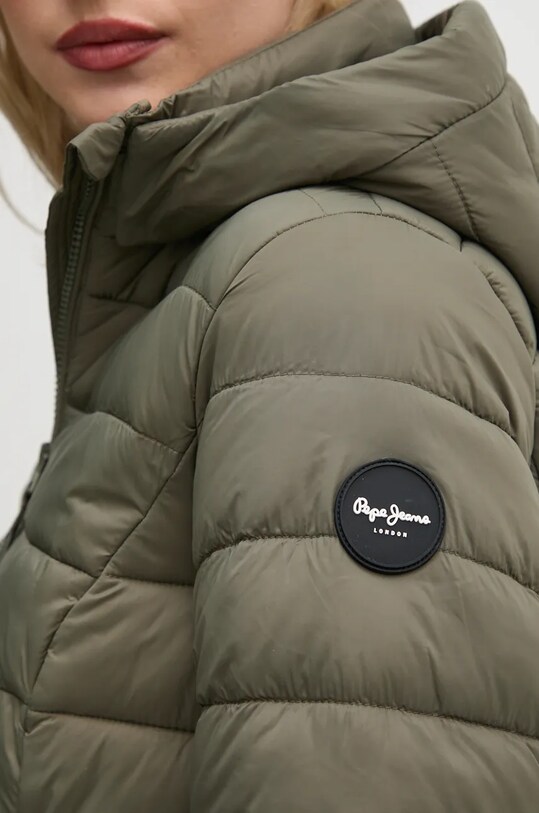 Μπουφάν Pepe Jeans AMMY LONG PL402442 πράσινο