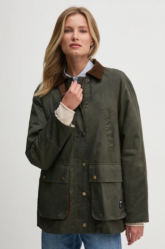 Pepe Jeans kurtka BABETTE bez kaptura zielony PL402444