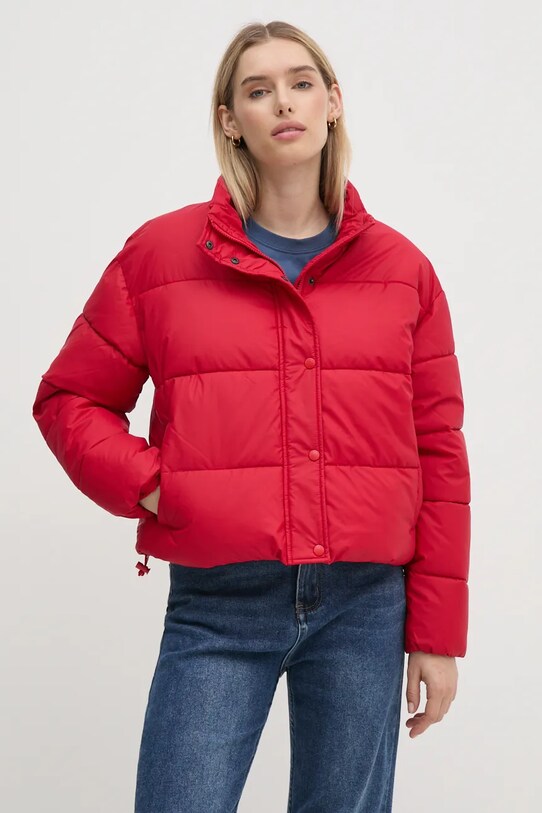 Pepe Jeans kurtka CARLEY bez kaptura czerwony PL402453