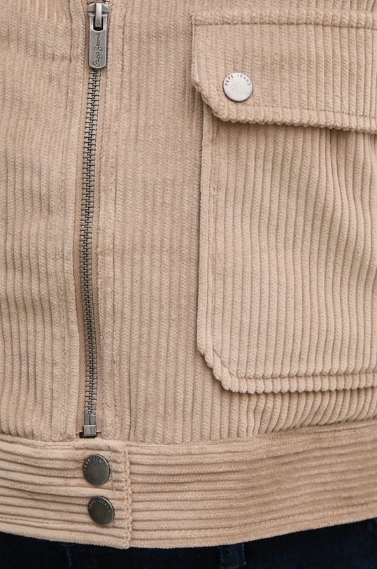 Pepe Jeans geaca din velur CANDANCE PL402464 bej