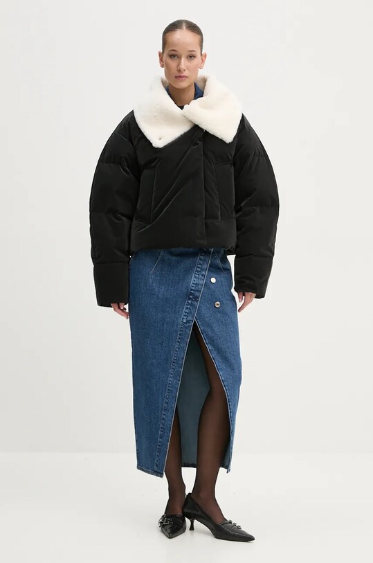 Пуховая куртка IRO WM137SORENA чёрный AW24