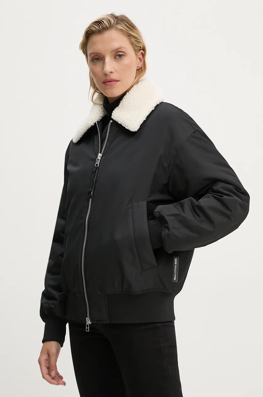 Marc O'Polo kurtka DENIM bez kaptura czarny 5000005390