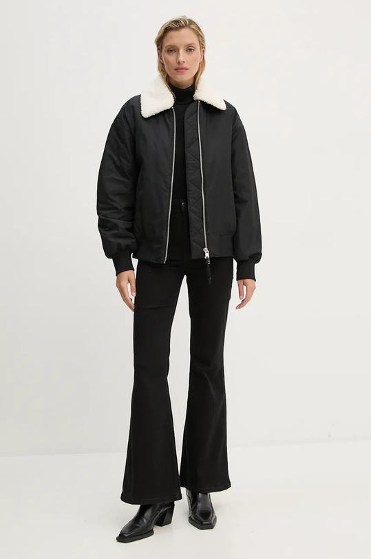 Marc O'Polo kurtka DENIM 5000005390 czarny AW24