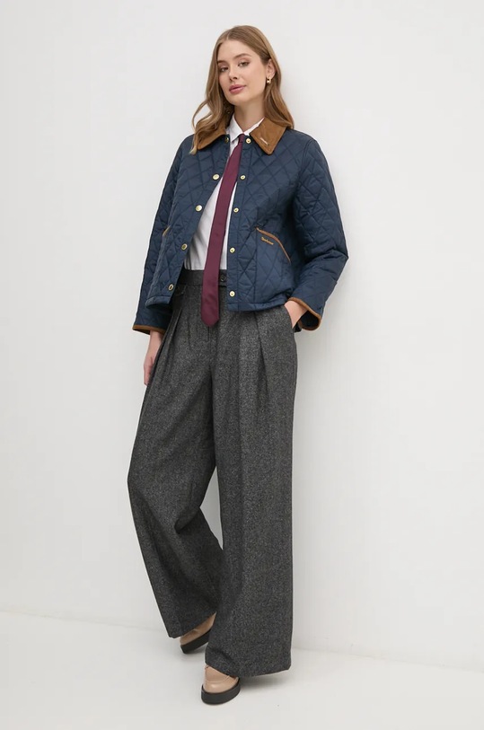Μπουφάν Barbour 30th Anniversary Cropped Liddesdale LQU1752 σκούρο μπλε AW24