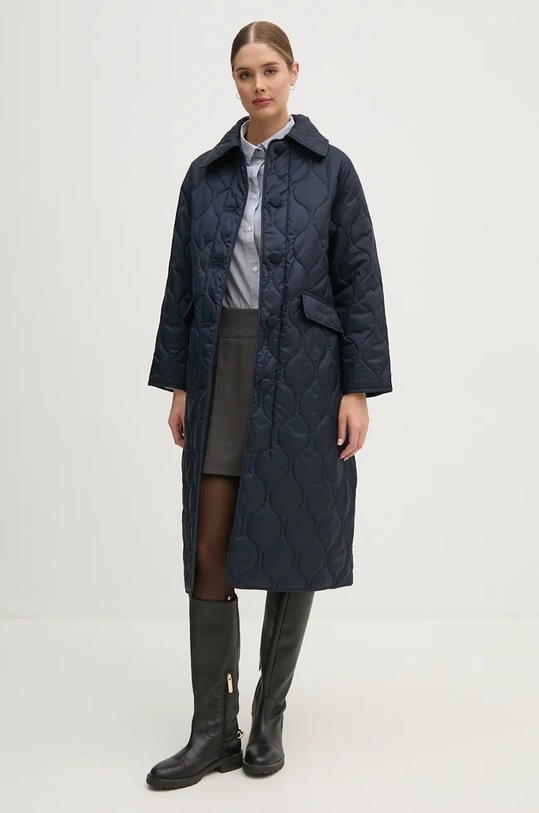 Oblečení Bunda Barbour X Alexa Amy Quilted Jacket LQU1791 námořnická modř