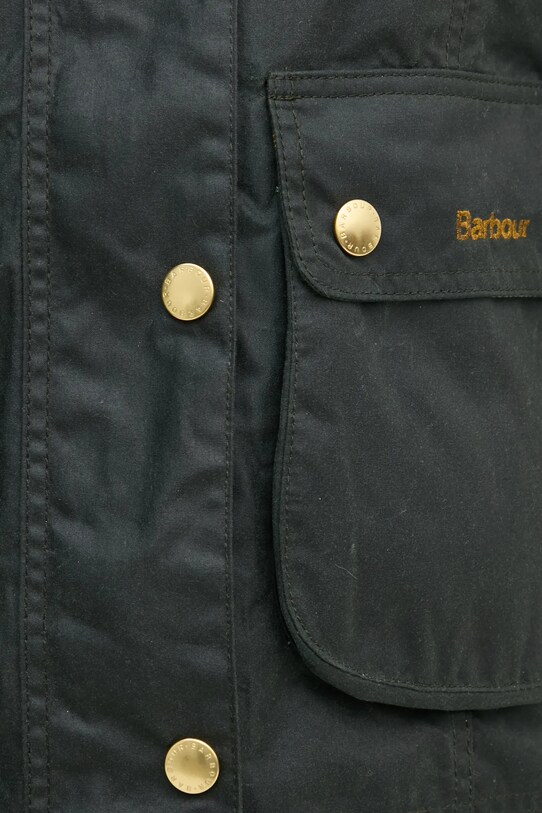 Barbour giacca Cropped Beadnell Wax LWX1403 verde