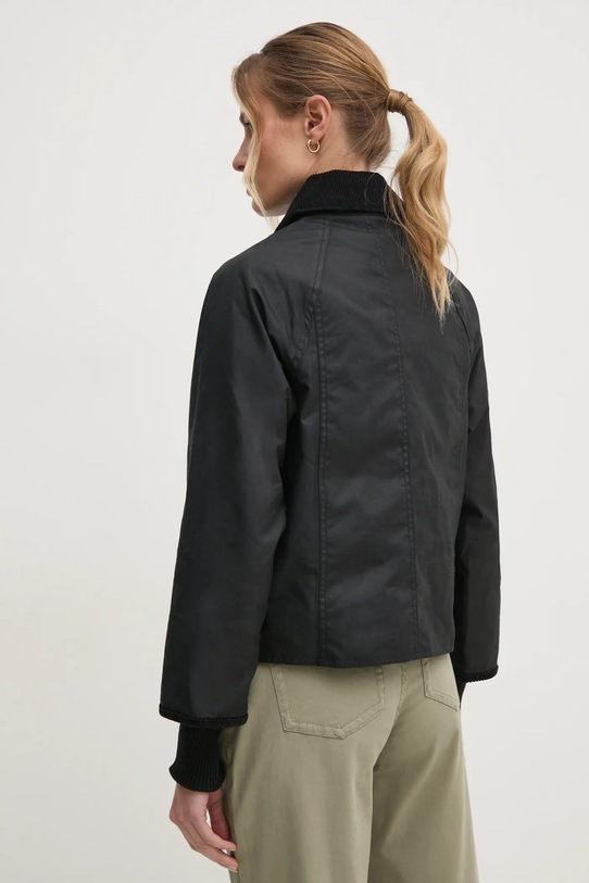 Odzież Barbour kurtka Cropped Beadnell Wax LWX1403 czarny