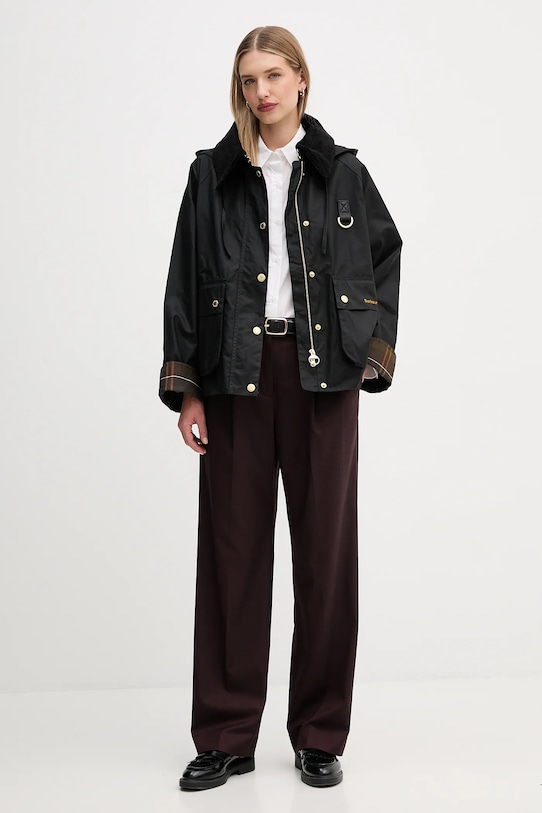 Barbour jacket Reighton Wax LWX1397 black AW25