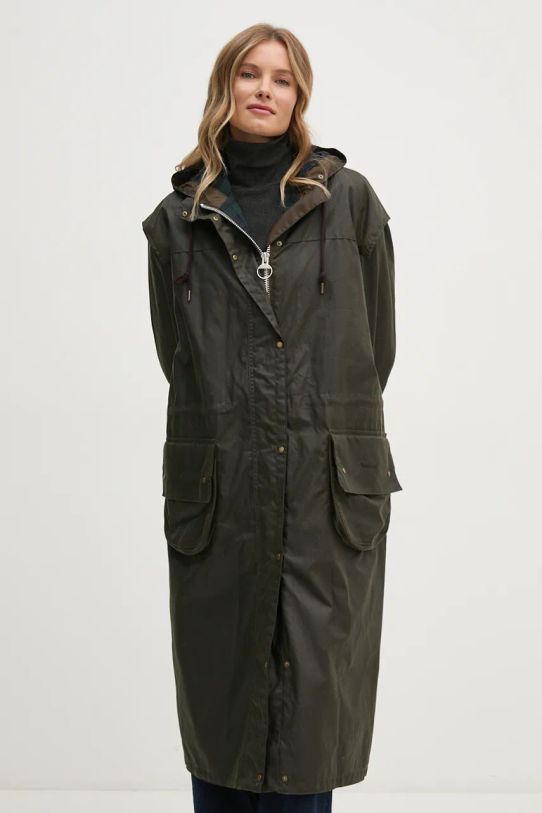 Куртка Barbour X Alexa Liam Wax Jacket зелений LWX1440