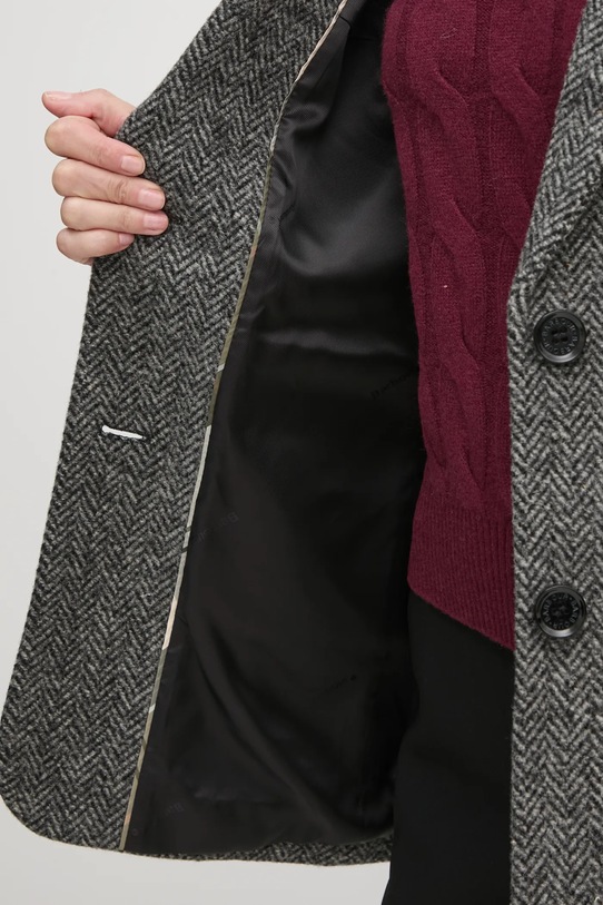Vlnený kabát Barbour Paulette Mensy Jacket LTA0122