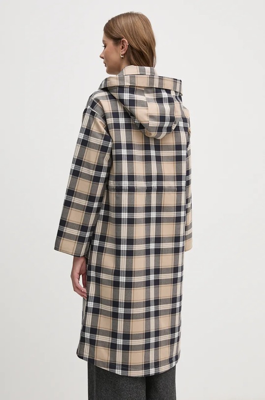 Abbigliamento Barbour cappotto Iris Tartan Waterproof Jacket LWB0903 blu navy