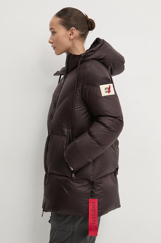 Páperová bunda After Label zateplené burgundské VIENNAN051