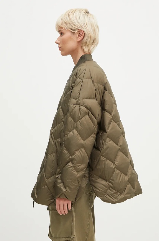 New Balance kurtka puchowa Pinnacle Bomber WJ43503DMO zielony AW24