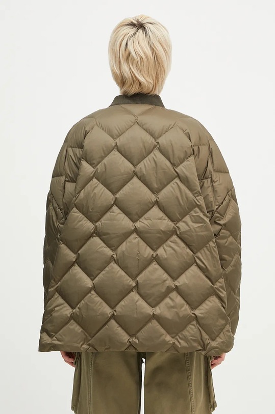 Odzież New Balance kurtka puchowa Pinnacle Bomber WJ43503DMO zielony