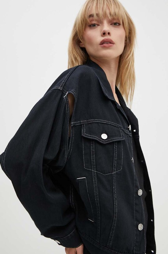 MM6 Maison Margiela giacca di jeans S62AN0121.M30002 nero