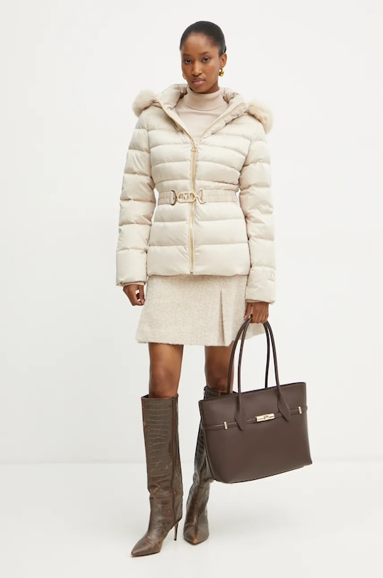 Pernata jakna Marciano by Guess JASTIN 4BGL14.7187A bež AW24