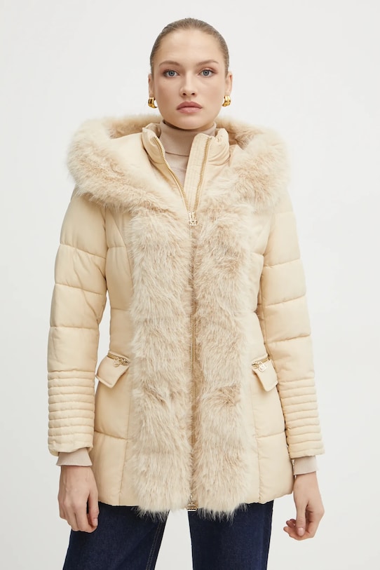 Куртка Marciano Guess ZOE с утеплением бежевый 4BGL41.7188A