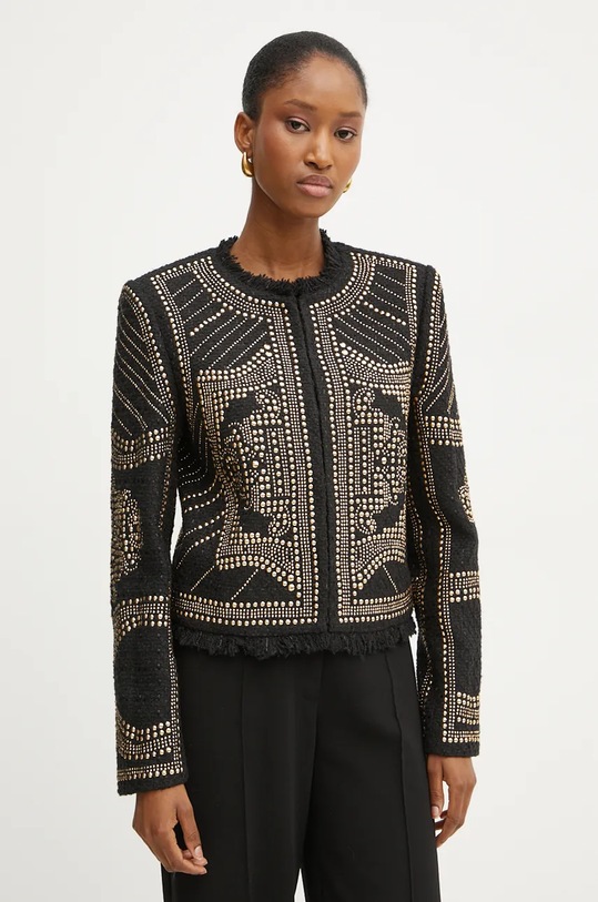 Marciano Guess giacca HELENE tessuto nero 4BGN09.7192A