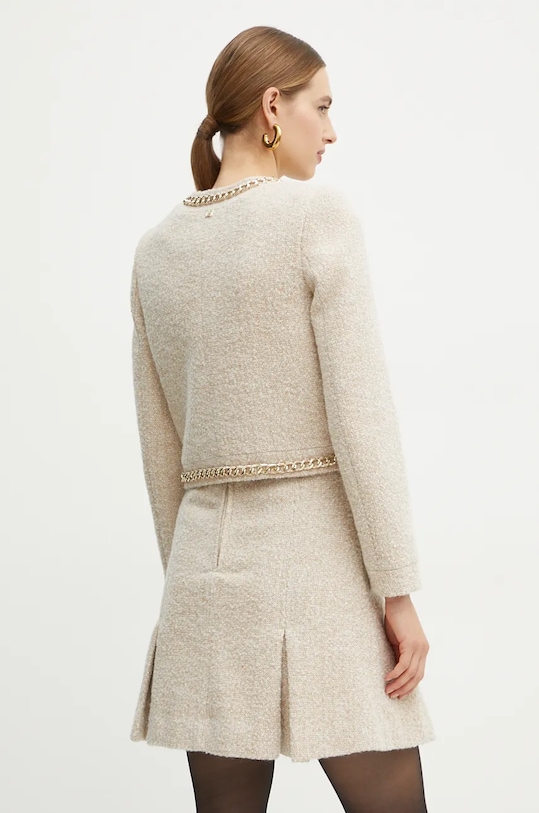 Îmbrăcăminte Marciano Guess sacou din lana HELENE 4BGN08.7186A bej