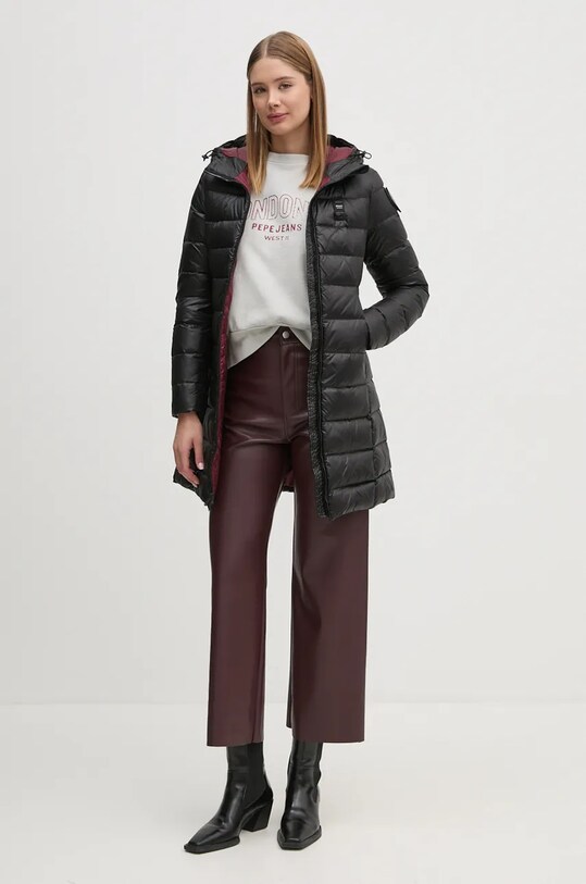 Páperová bunda Blauer 24WBLDK03037 čierna AW24