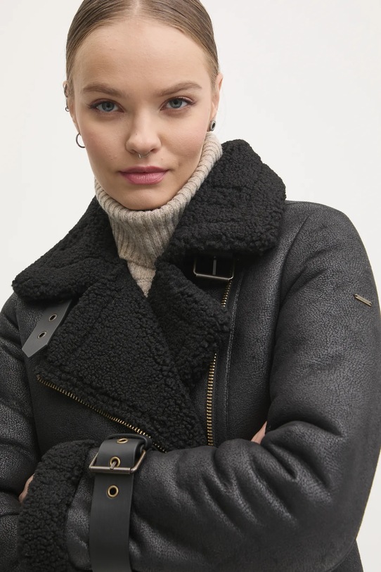 Μπουφάν Superdry W5011689A.02A μαύρο