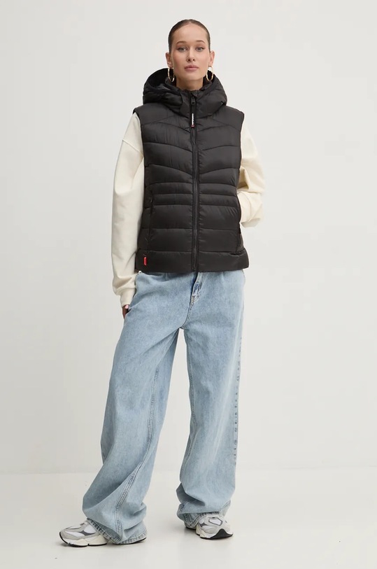 Superdry bezrękawnik W5011715A.02A czarny AW24