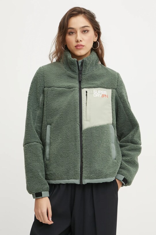 Superdry geaca cu captuseala verde W5011743A.F2L