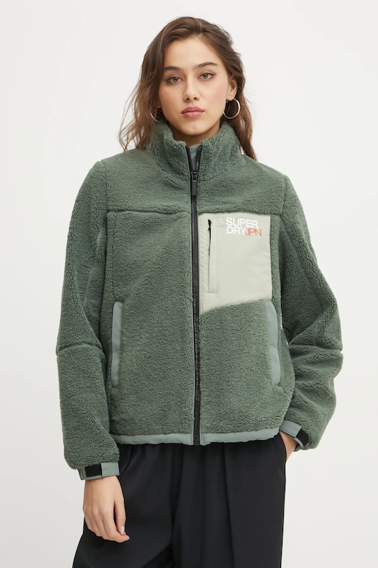 Superdry rövid kabát nem szigetelt zöld W5011743A.F2L