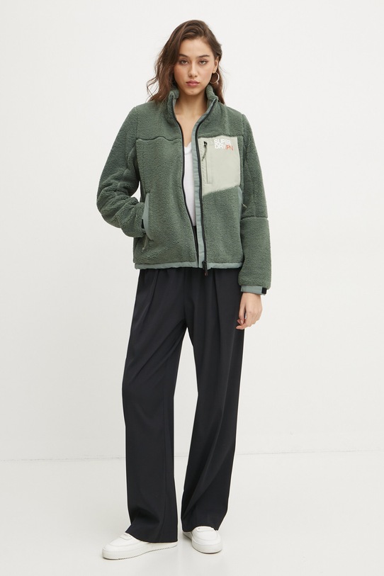 Superdry rövid kabát W5011743A.F2L zöld AW24