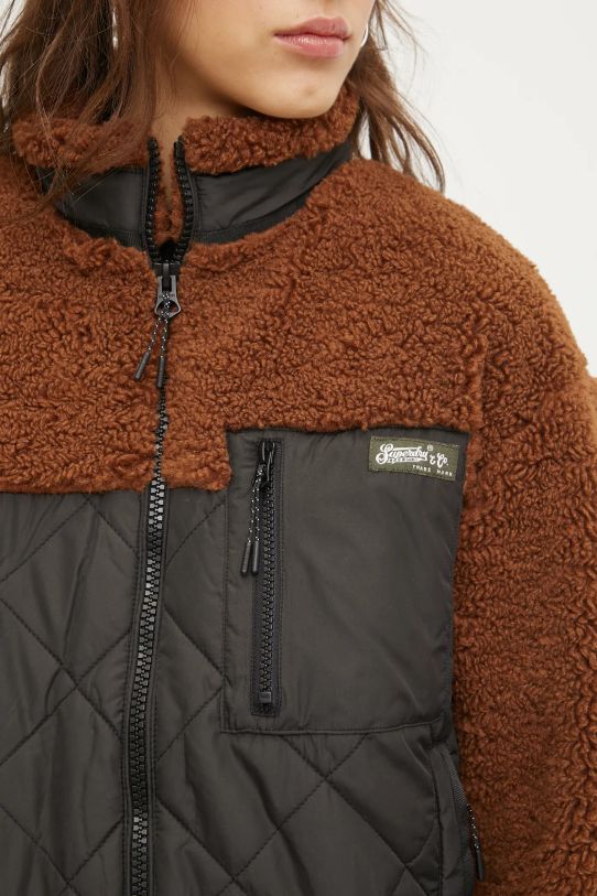 Superdry rövid kabát W5011771A.8RZ barna