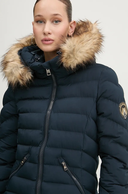 Μπουφάν Superdry σκούρο μπλε W5011789A.98T