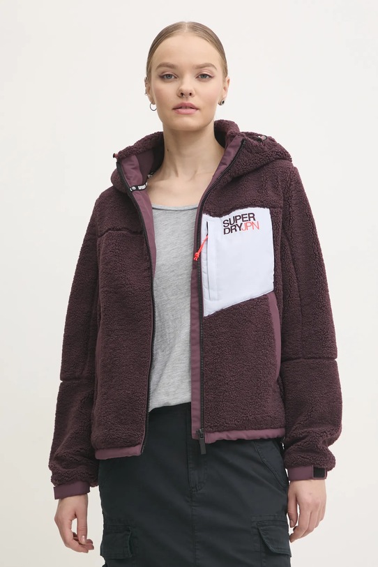 Superdry kurtka fioletowy W5011820A.C4J