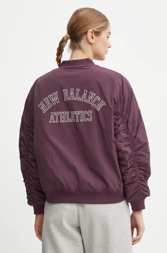 Bomber bunda New Balance fialová WJ43511PLN