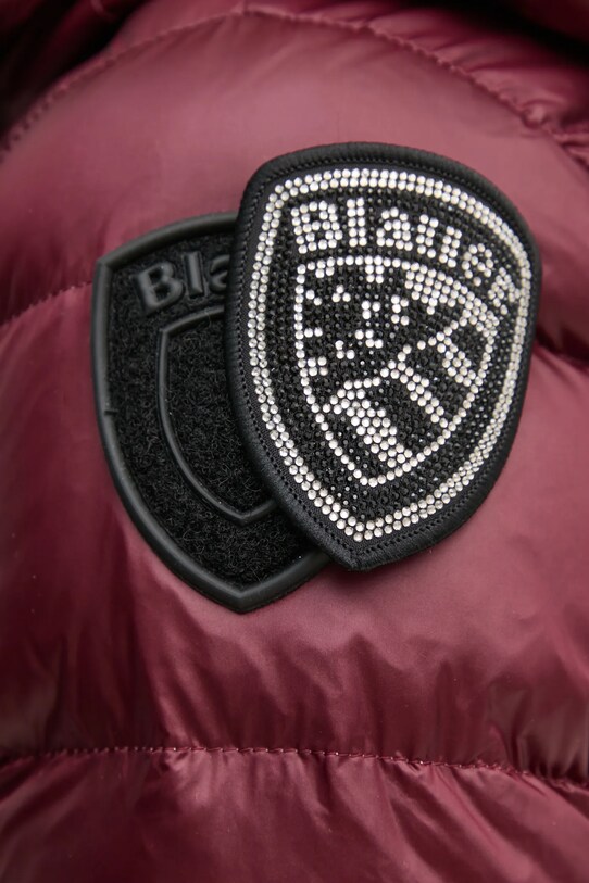 Péřová bunda Blauer 24WBLDK03040 burgundské