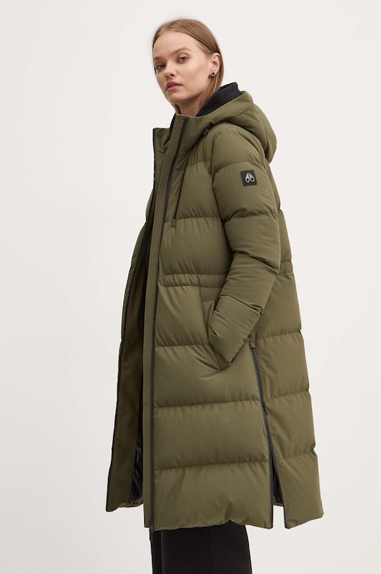 Páperová bunda MOOSE KNUCKLES parka zelená M34LP226