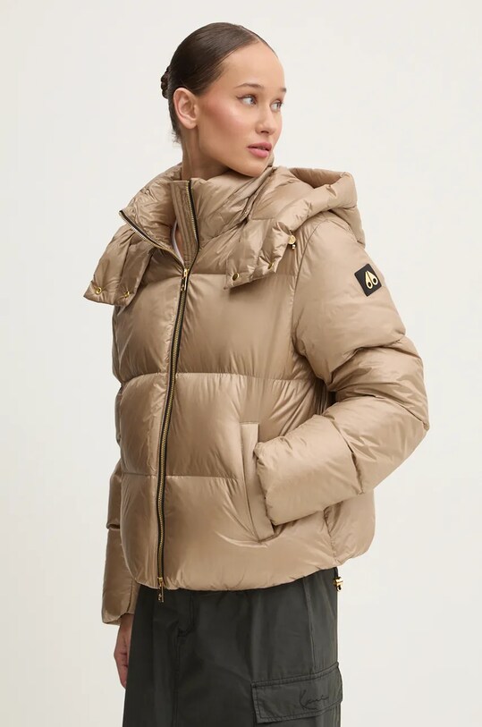 Pernata jakna MOOSE KNUCKLES Moonstone Planet friendly bež M34LJ148G