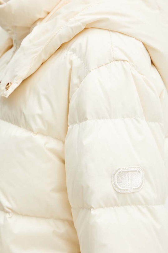 Twinset kurtka puchowa 242TP2184 beżowy