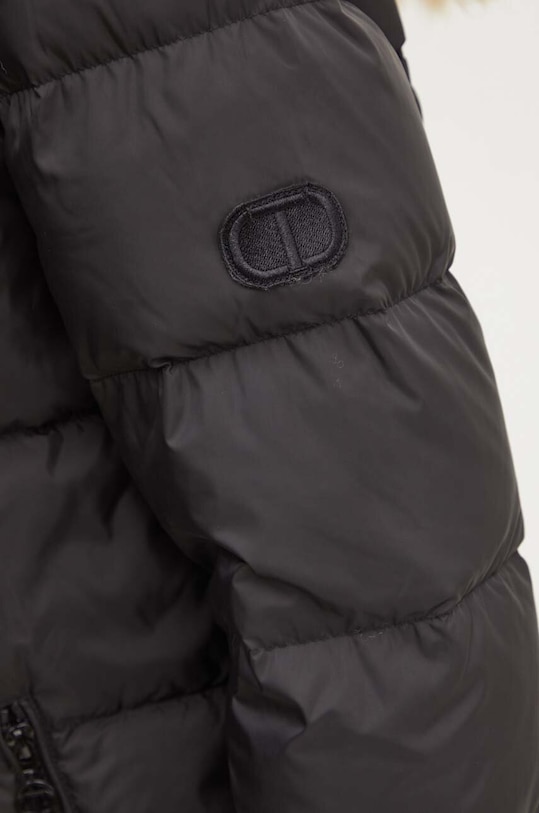 Péřová bunda Twinset 242TP2184 černá