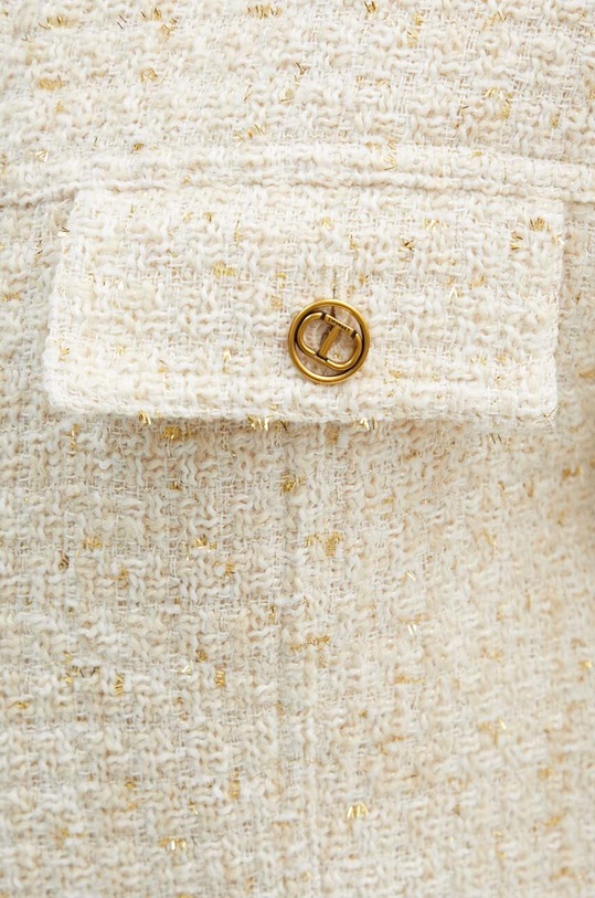 Twinset blazer con aggiunta di lana 242TP2126 beige
