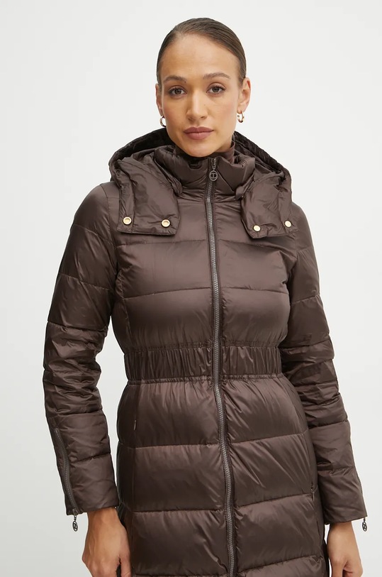 Пухено яке Twinset 242TT2380 кафяв